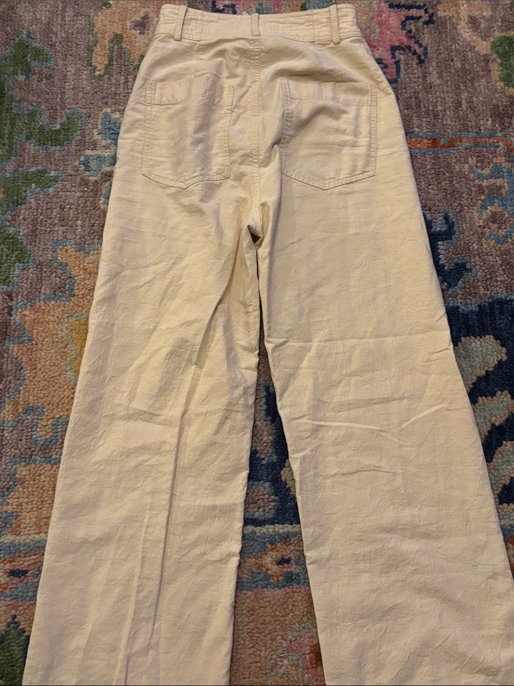 Apiece Apart Wide-Leg Jeans in Creamy Off-White - Picture 3 of 3